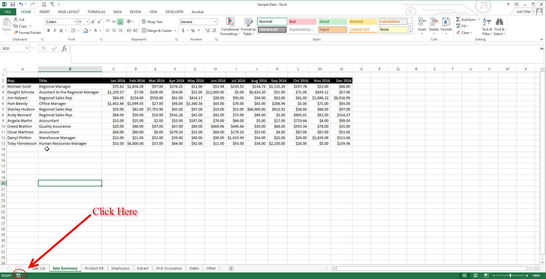 Excel Macro 1