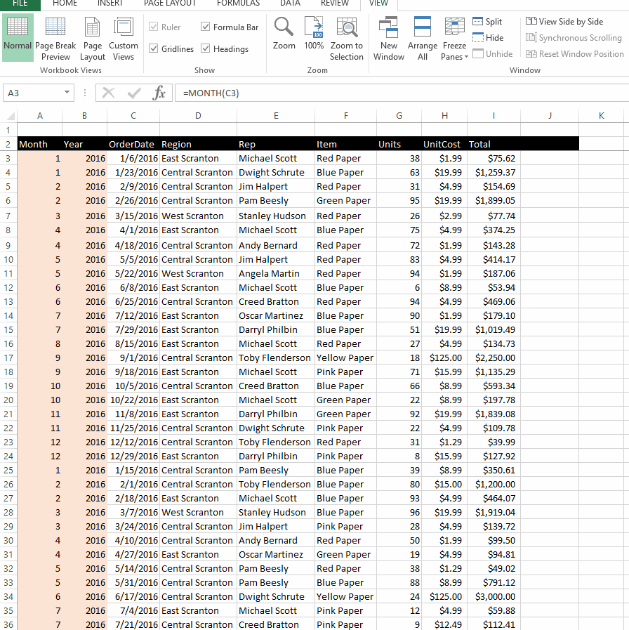 How to Excel Quick Analysis 